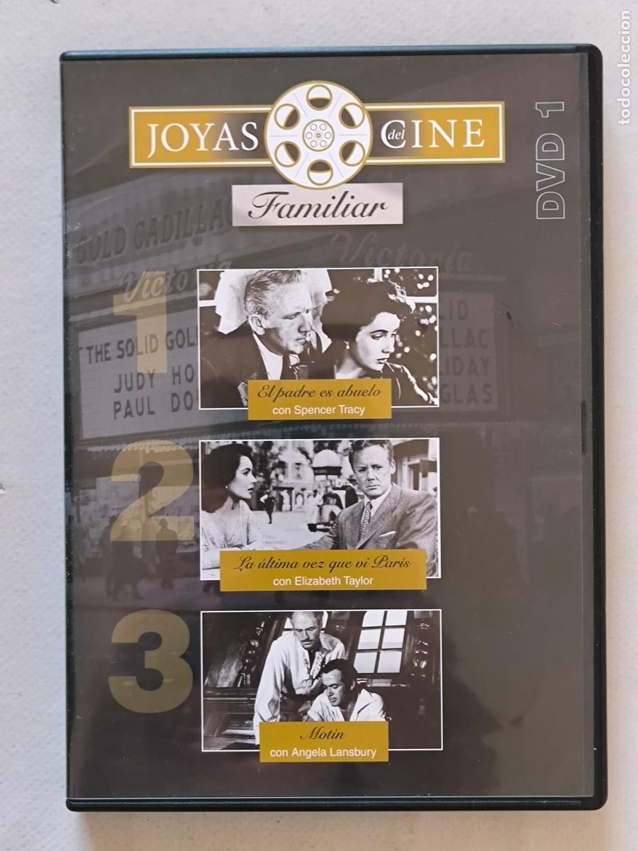 Cine: DVD EL PADRE ES ABUELO / LA ULTIMA VEZ QUE VI PARIS / MOTIN - JOYAS DEL CINE - FAMILIAR (B7)