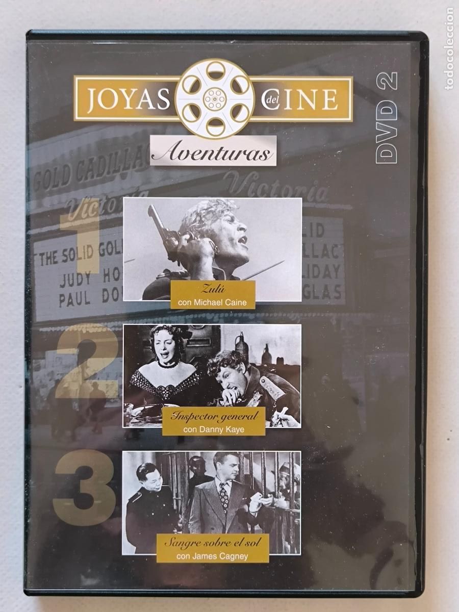 Cine: DVD ZULU / INSPECTOR GENERAL / SANGRE SOBRE EL SOL - JOYAS DEL CINE - AVENTURAS (B7)