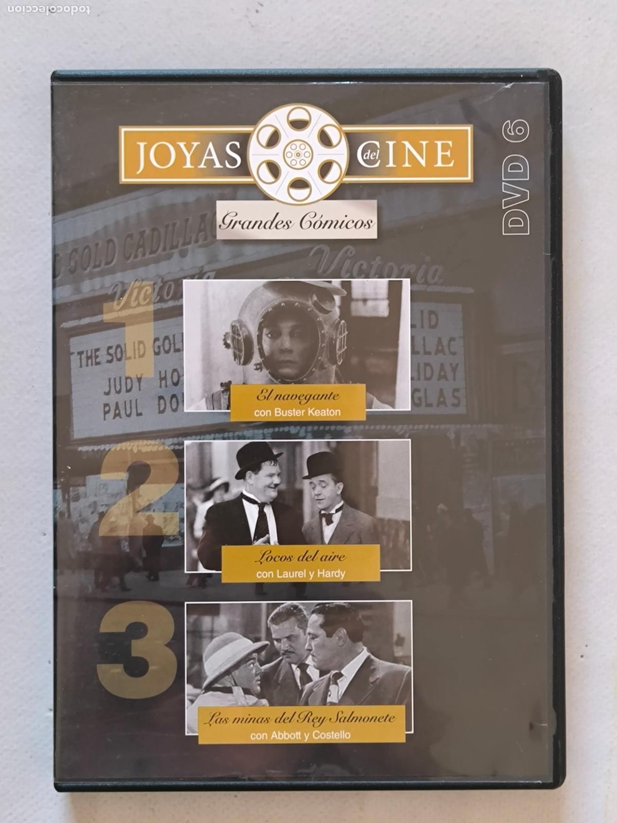 Cine: DVD EL NAVEGANTE / LOCOS DEL AIRE / LAS MINAS DEL REY SALMONETE - JOYAS DEL CINE (B7)