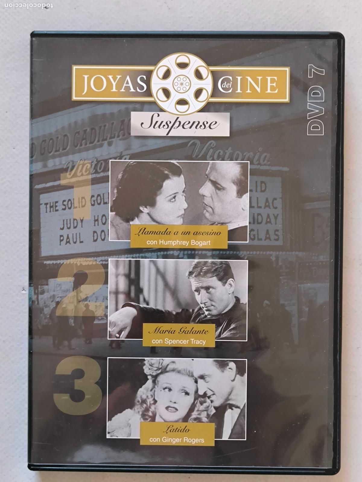 Cine: DVD LLAMANDO A UN ASESINO / MARIA GALANTE / LATIDO - JOYAS DEL CINE - SUSPENSE (C7)
