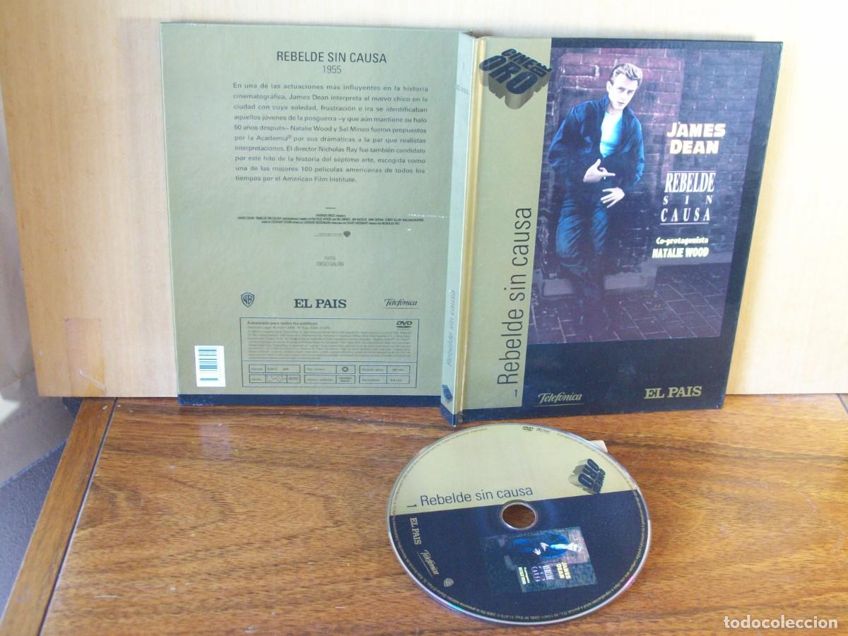 Cine: REBELDE SIN CAUSA - JAMES DEAN - NATALIE WOOD - DVD EDICION EL PAIS TAPAS DURAS CON LIBRETO