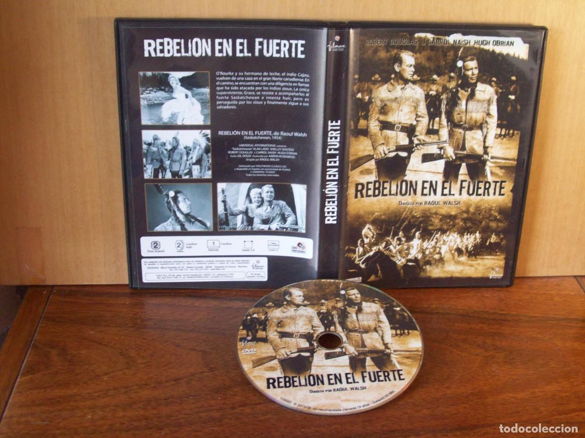 Cine: REBELION EN EL FUERTE - ROBERT DOUGLAS - J. CARROL - HUGH IBRIAN - DVD EN BLANCO Y NEGRO
