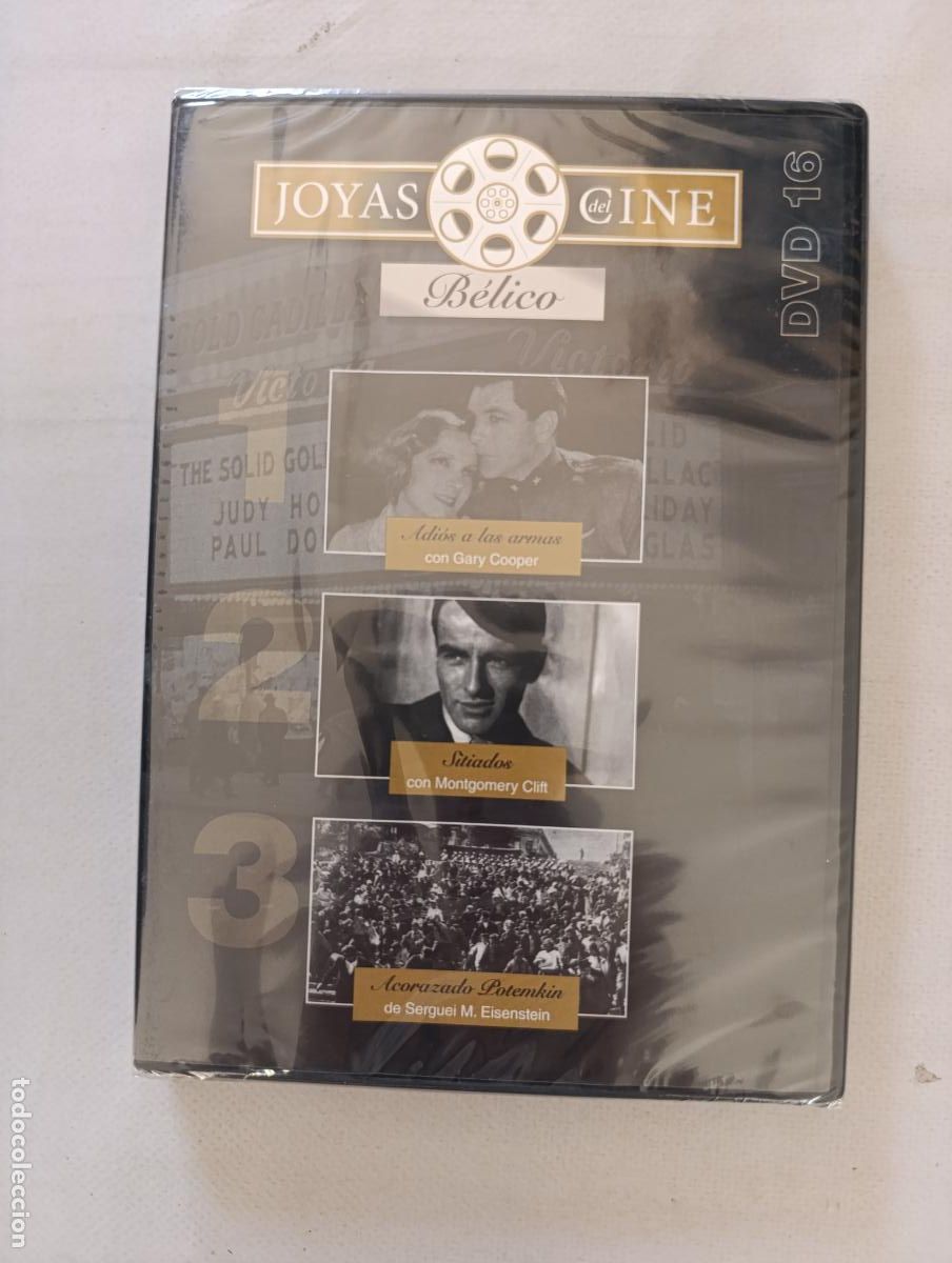 Cine: DVD ADIOS A LAS ARMAS / SITIADOS / ACORAZADO POTEMKIN - CINE BELICO - NUEVO, PRECINTADO (021)