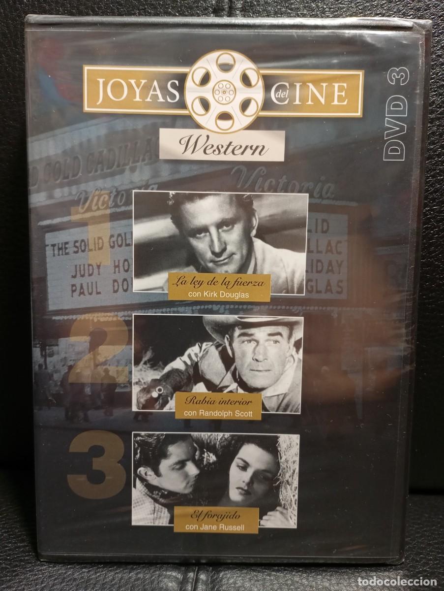 Cine: LA LEY DE LA FUERZA - RABIA INTERIOR - EL FORAJIDO - DVD - WESTERN - KIRK DOUGLAS - RANDOLPH SCOTT