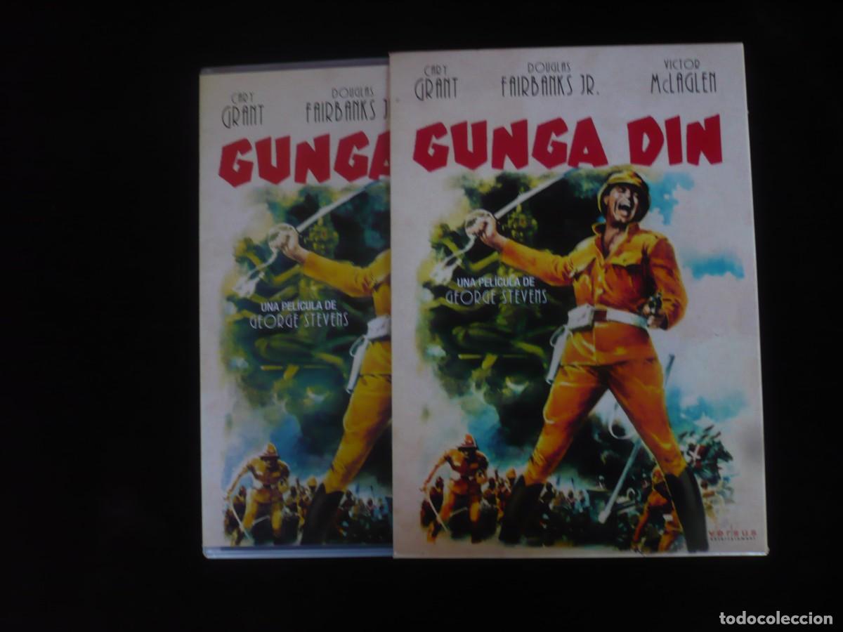 Cine: gunga din - con cary grant - edicion especial con librito - dvd como nuevo