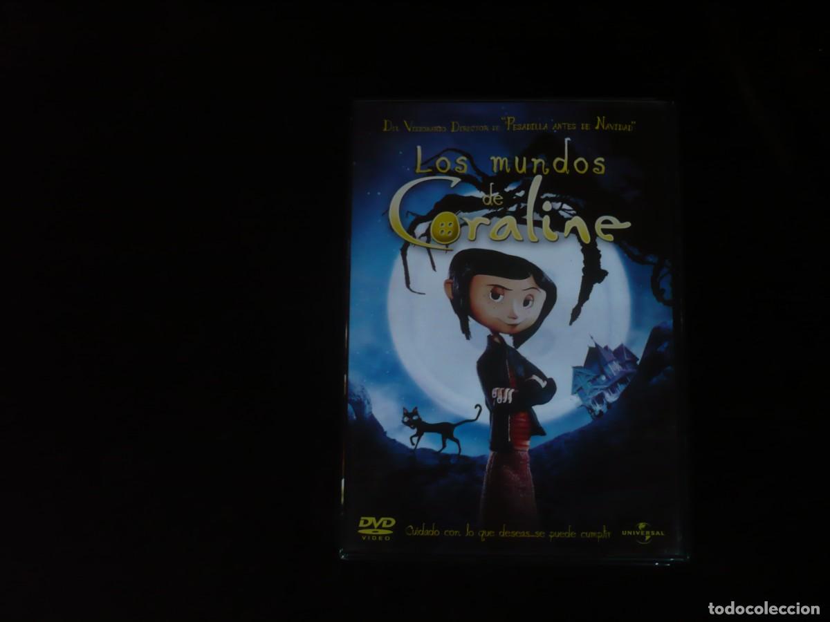 Cine: los mundos de coraline - dvd casi como nuevo