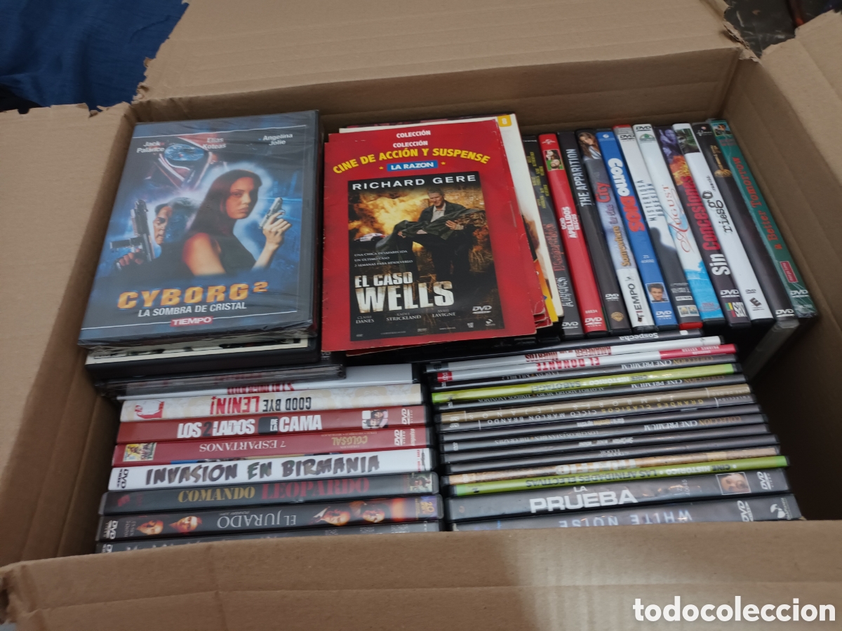 Cinema: Lote de 80 DVDs de distintos g&eacute;neros.
