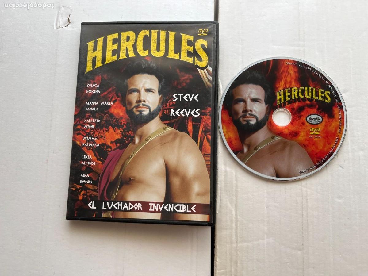 Cine: HERCULES EL LUCHADOR INVENCIBLE 1964 - PELICULA DVD KREATEN