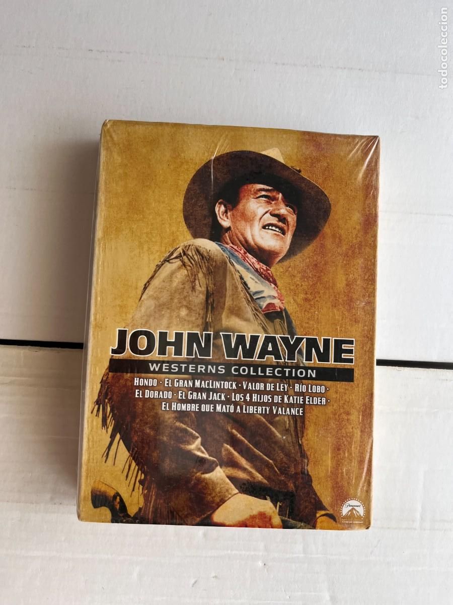 Cine: JOHN WAYNE WESTERN COLLECTION - NUEVO SELLADO 8 FILMS - PELICULA DVD KREATEN