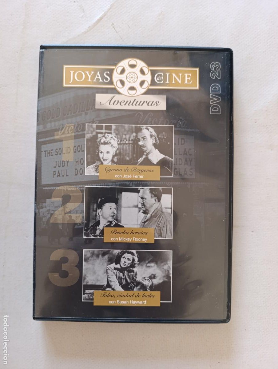 Cine: DVD CYRANO DE BERGERAC / PRUEBA HEROICA / TULSA, CIUDAD DE LUCHA - CINE AVENTURAS (035)