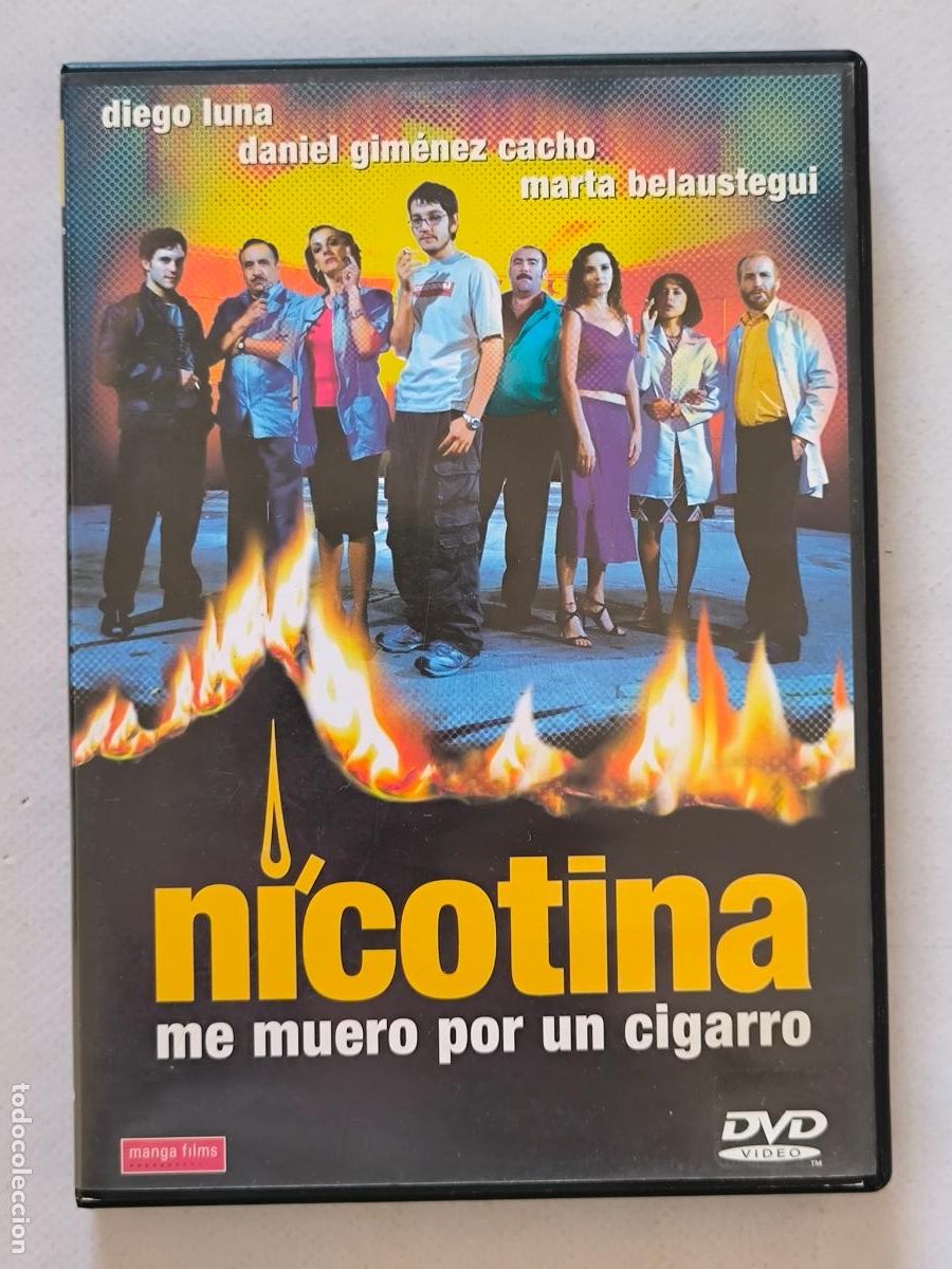 Cine: DVD NICOTINA - DIEGO LUNA - LEER DESCRIPCION (035)