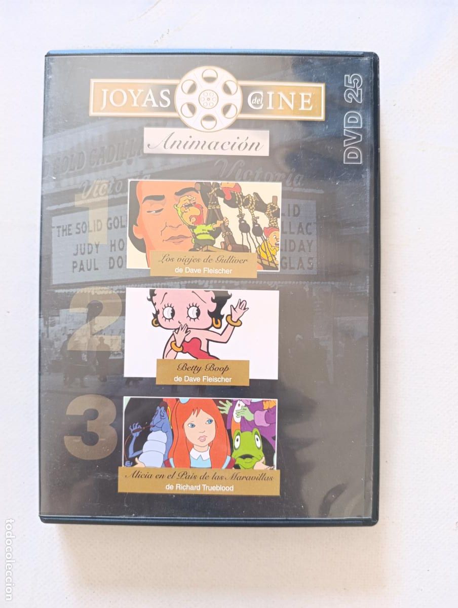 Cine: DVD LOS VIAJES DE GULLIVER / BETTY BOOP / ALICIA EN EL PAIS DE LAS MARAVILLAS - CINE ANIMACION (035)