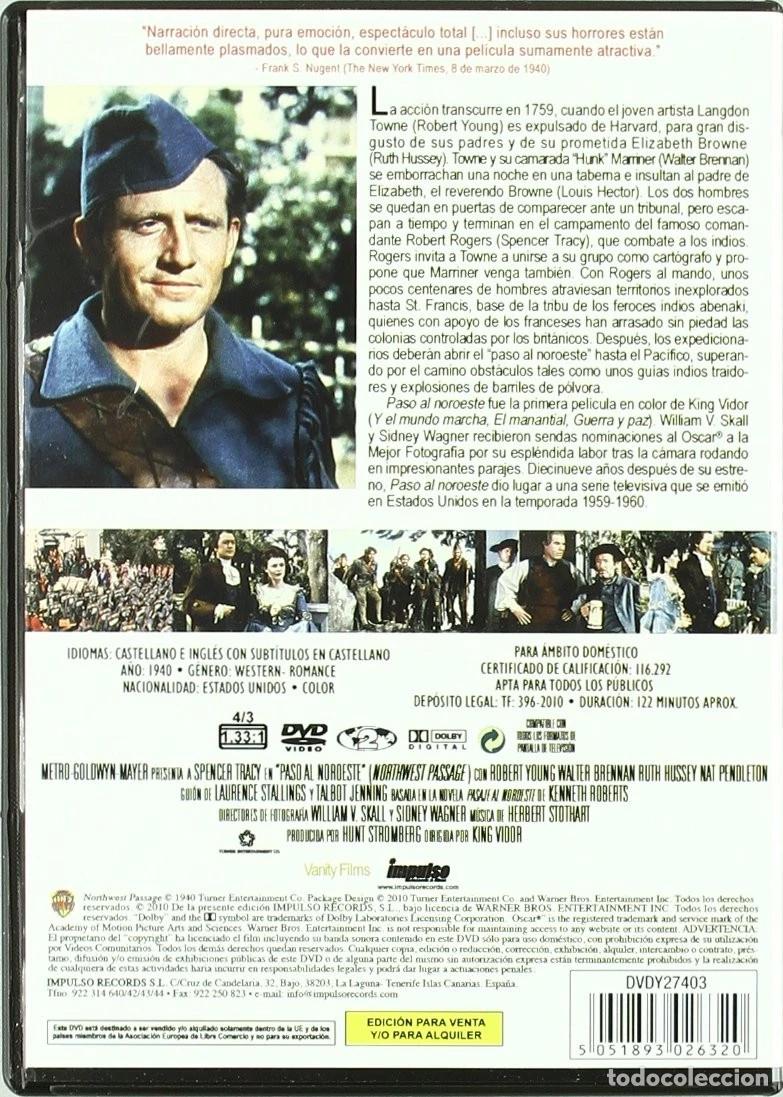 Cine: Pasaje al Noroeste [DVD] - Foto 2