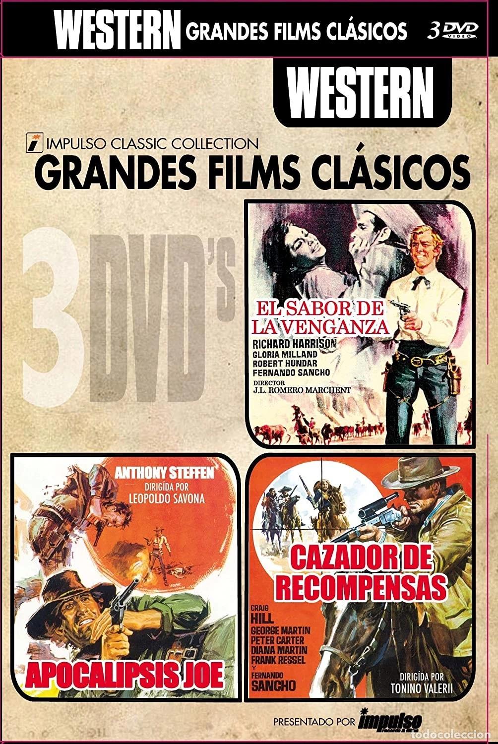 Cinema: El Sabor de la Venganza + Apocalipsis Joe + El Cazador de Recomp [DVD]
