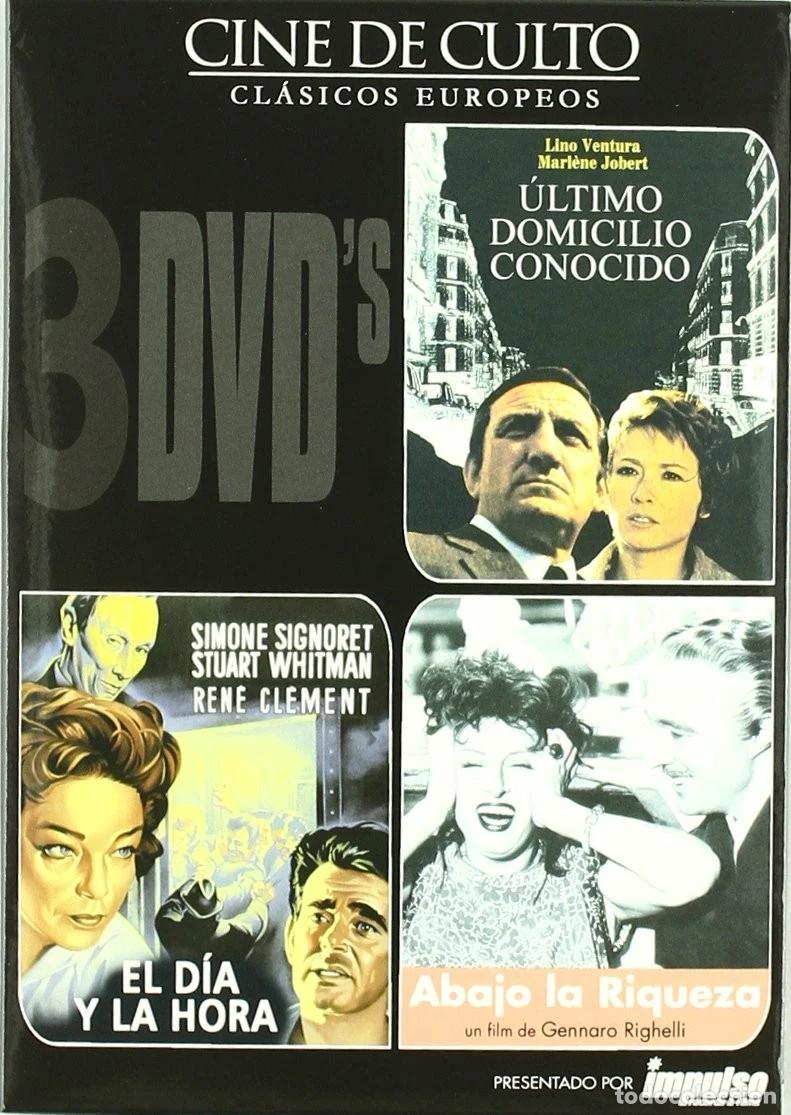 Cinema: &Uacute;ltimo domicilio conocido + El d&iacute;a y la hora + Abajo la riqueza [DVD]