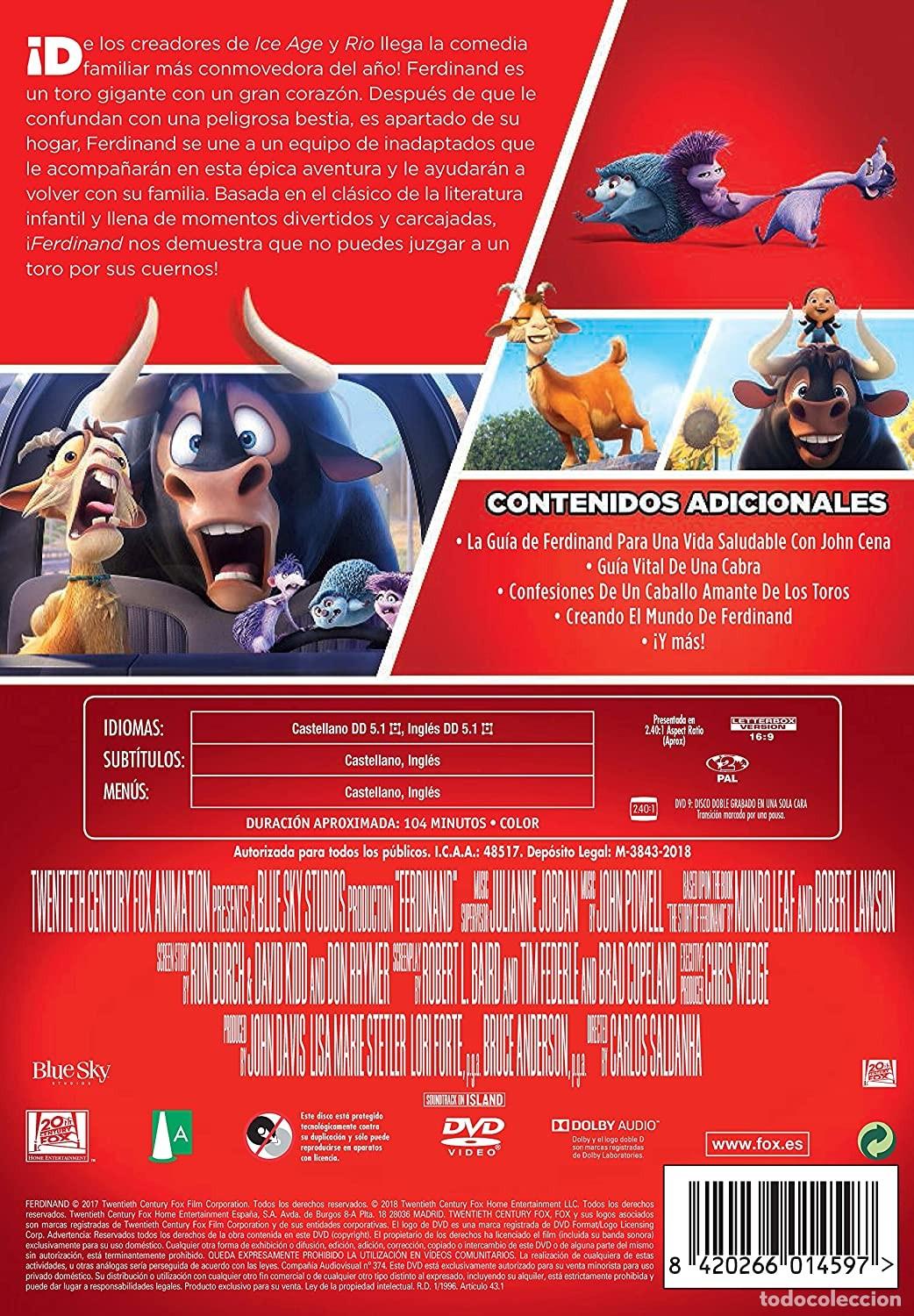 Cine: Ferdinand [DVD] - Foto 2