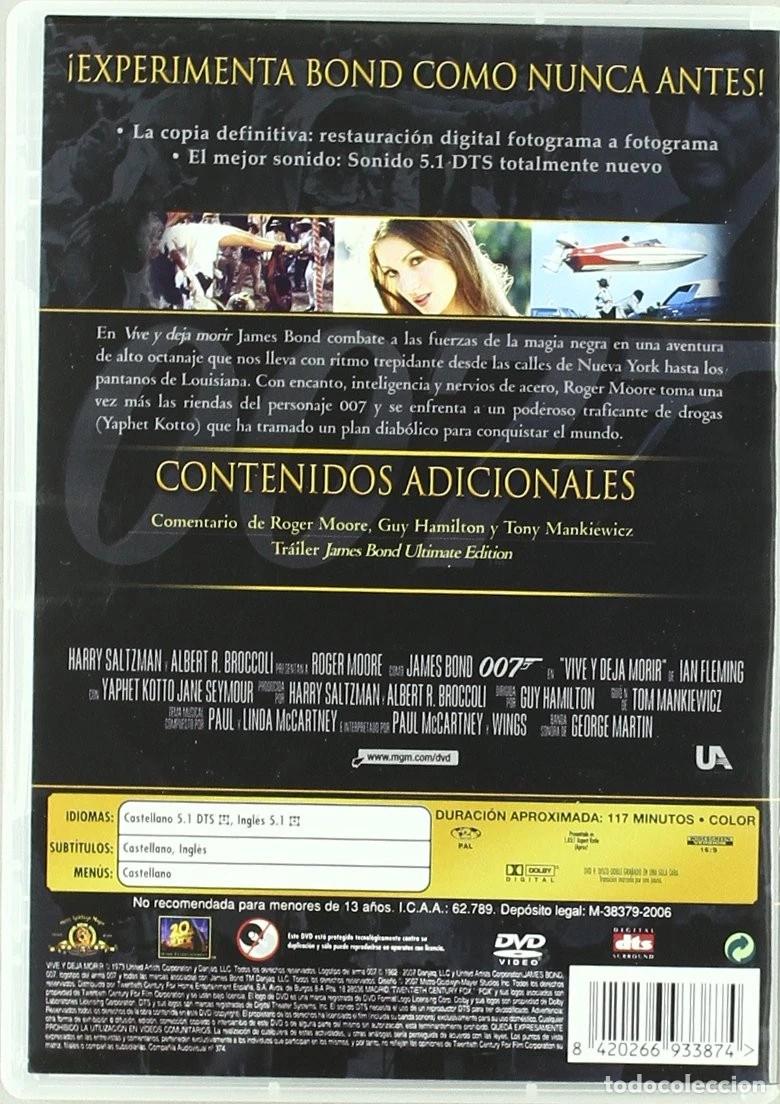 Cine: VIVE Y DEJA MORIR (DVD) - Foto 2