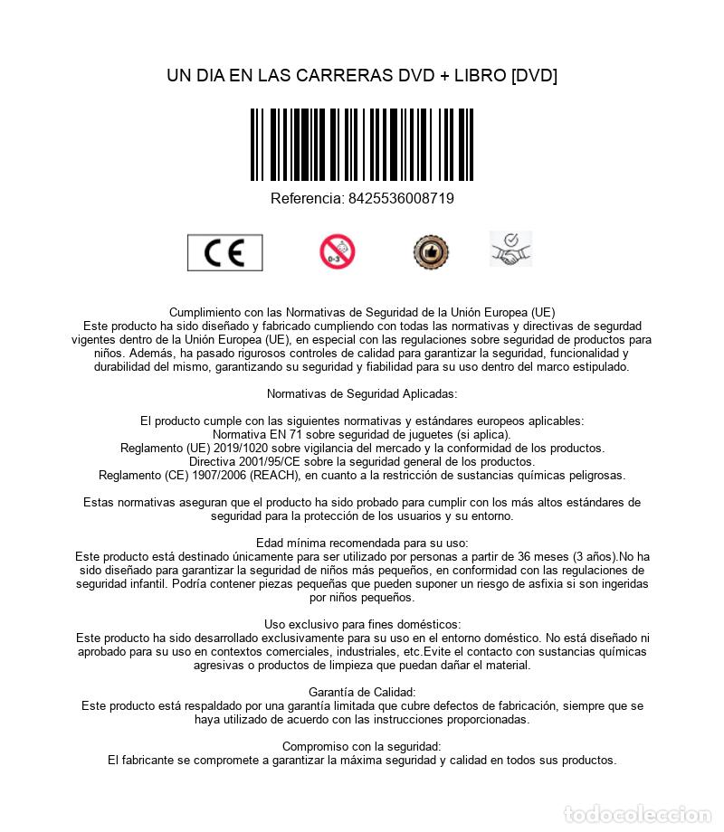 Cinema: UN DIA EN LAS CARRERAS DVD + LIBRO [DVD]