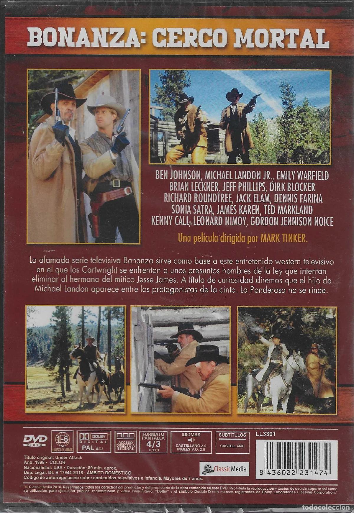 Cinema: Bonanza: Cerco Mortal [DVD] (1995) Bonanza: Under Attack