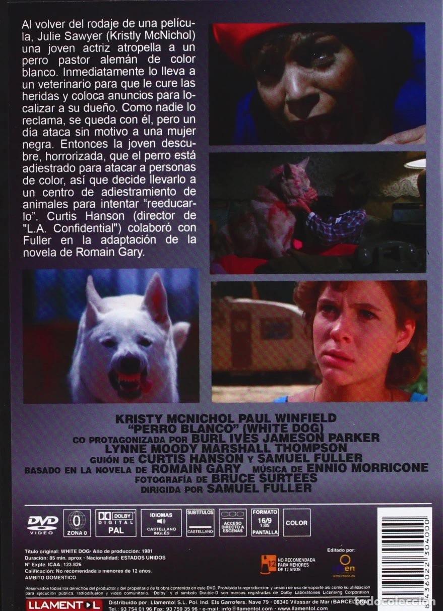 Cine: Perro Blanco DVD 1981 White Dog - Foto 2