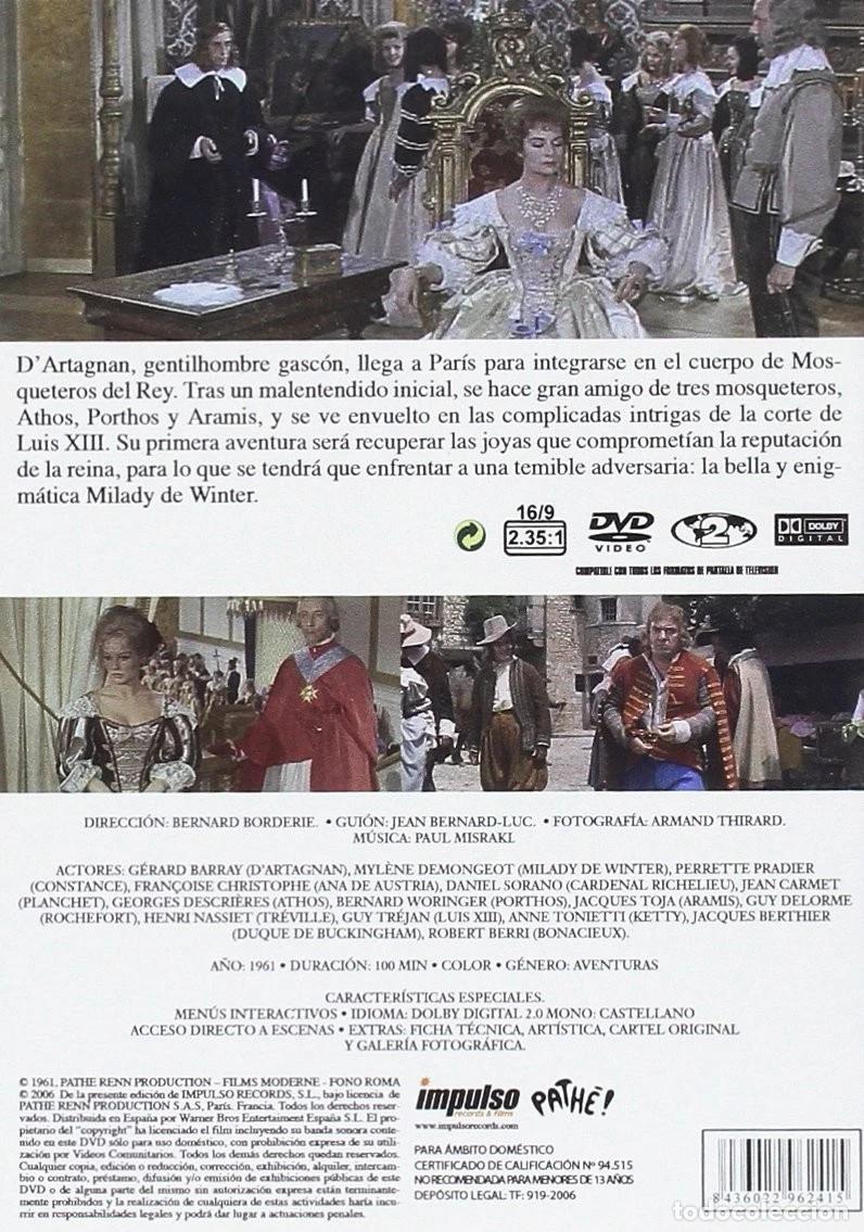 Cine: Los 3 Mosqueteros [DVD] - Foto 2