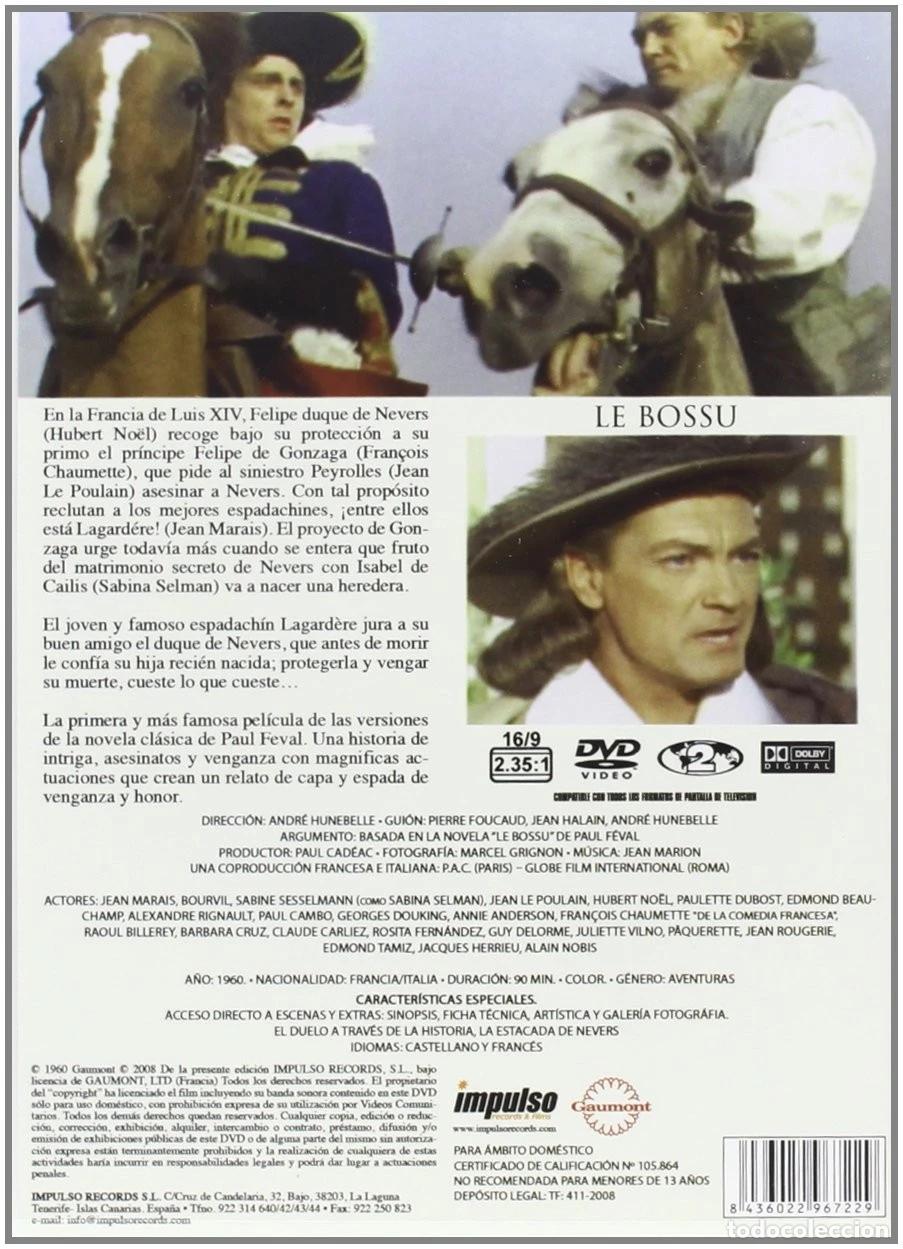 Cine: El jorobado [DVD] - Foto 2