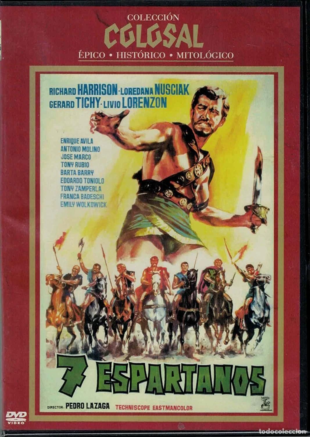 Cine: 7 Espartanos DVD 1962 I sette gladiatori (7 espartanos) [DVD]
