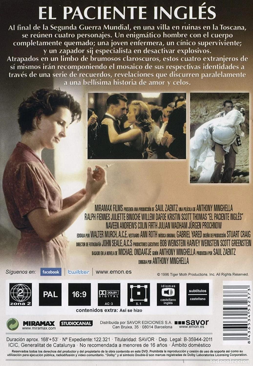 Cine: EL PACIENTE INGLES - Foto 2