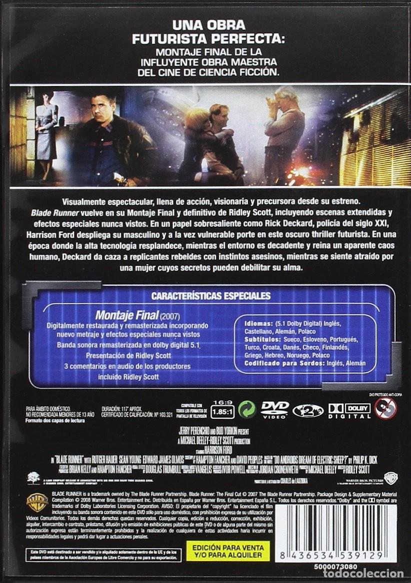 Cine: Blade Runner [DVD] - Foto 2