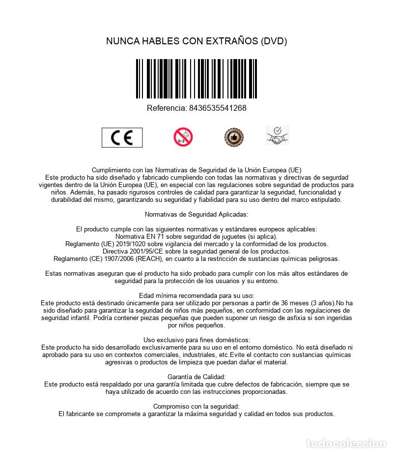 Cine: NUNCA HABLES CON EXTRA&Ntilde;OS (DVD) - Foto 3
