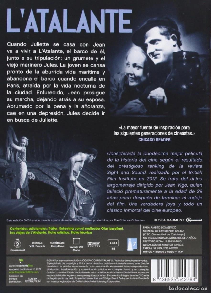 Cine: L&acute;ATALANTE (DVD) - Foto 2