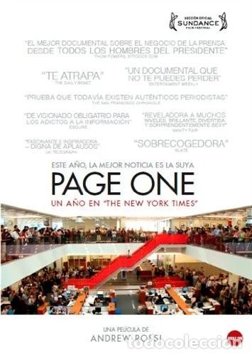 Cinema: Page One, un a&ntilde;o en The New York Times [DVD]