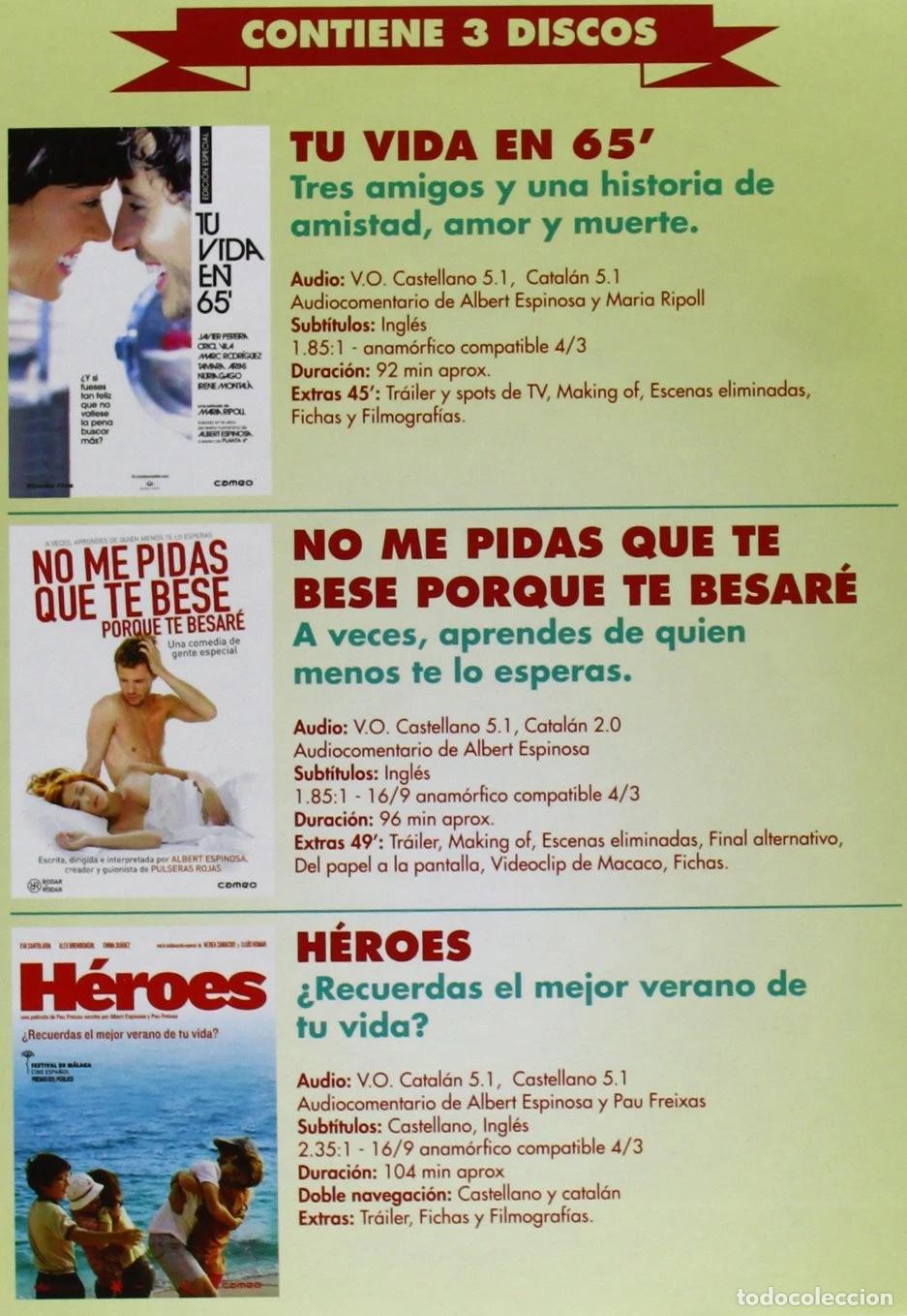 Cine: PACK ALBERT ESPINOSA (3 DVD) - Foto 2