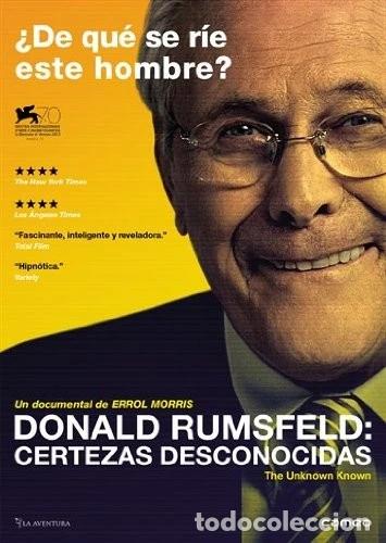 Cinema: Donald Rumsfeld, Certezas Desconocidas [DVD] (2013) The Unknown Known: The Life and Times of Donald