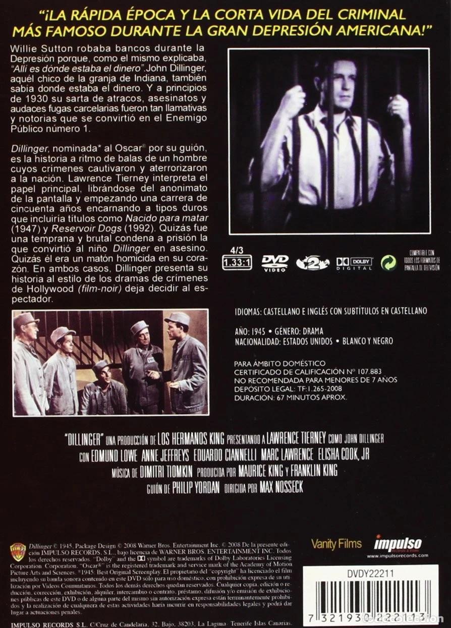 Cine: Dillinger [DVD] - Foto 2