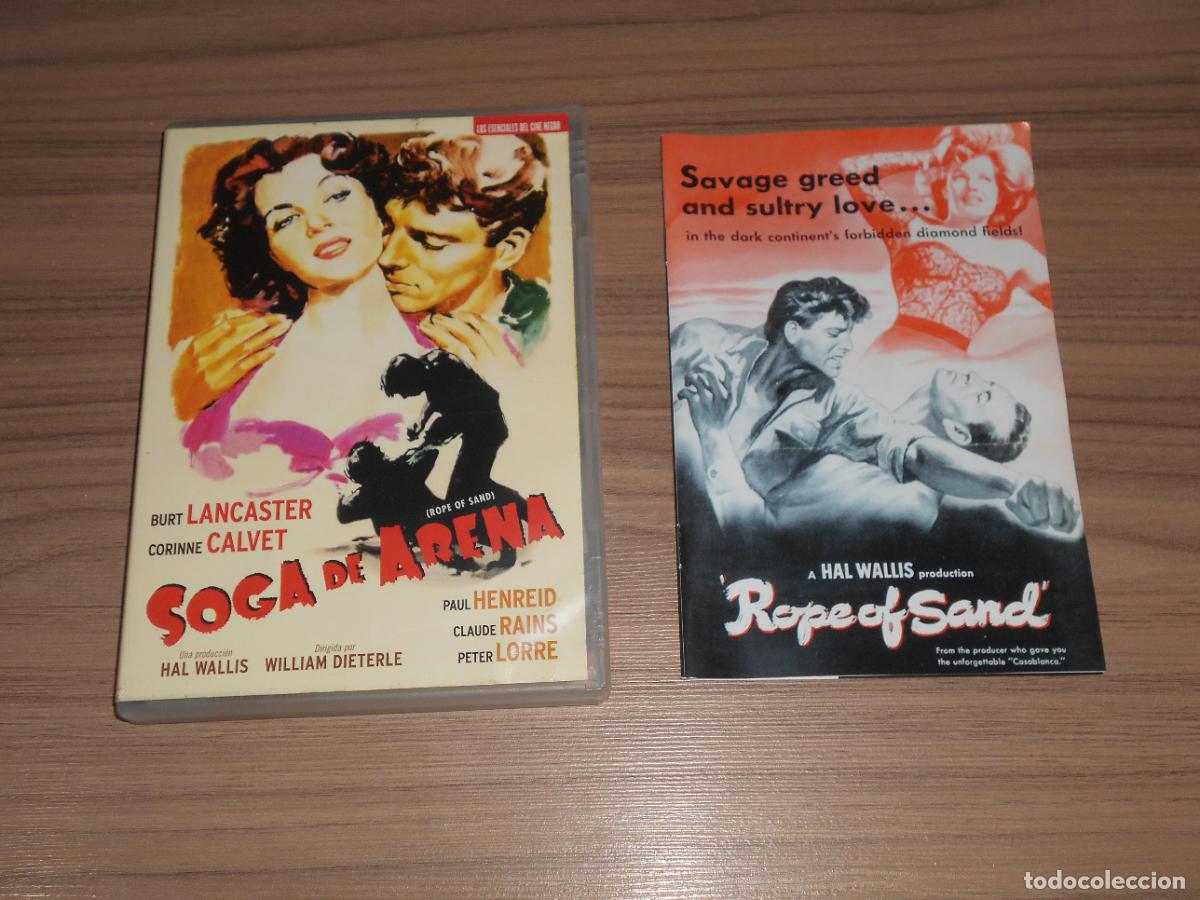 Cinema: SOGA DE ARENA Edicion Especial DVD + LIBRO Burt Lancaster COMO NUEVA