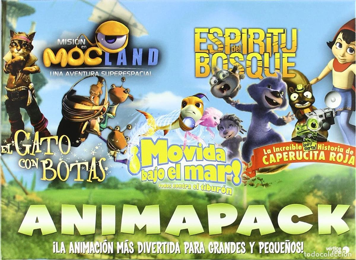 Cinema: Pack Animaci&oacute;n [5 DVDs] EL GATO CON.., MISI&Oacute;N EN .., ESP&Iacute;RITU DEL BOSQUE, MOVIDA .. Y LA INCRE&Iacute;BLE P