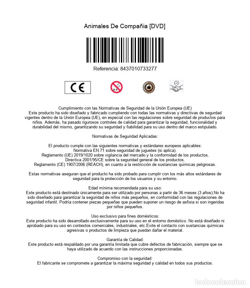 Cine: Animales De Compa&ntilde;ia [DVD] - Foto 3