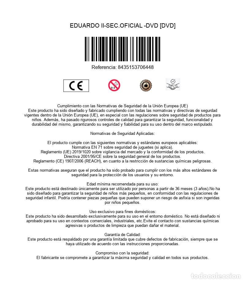 Cin&eacute;ma: EDUARDO II-SEC.OFICIAL -DVD [DVD]