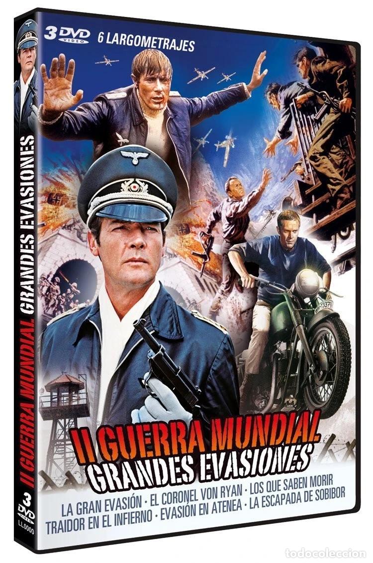 Cinema: II Guerra Mundial Grandes Evasiones: La Gran Evasi&oacute;n + El Coronel Von Ryan + Los que Saben Morir + T