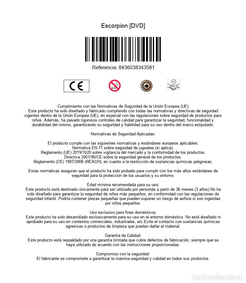 Cine: Escorpion [DVD] - Foto 3
