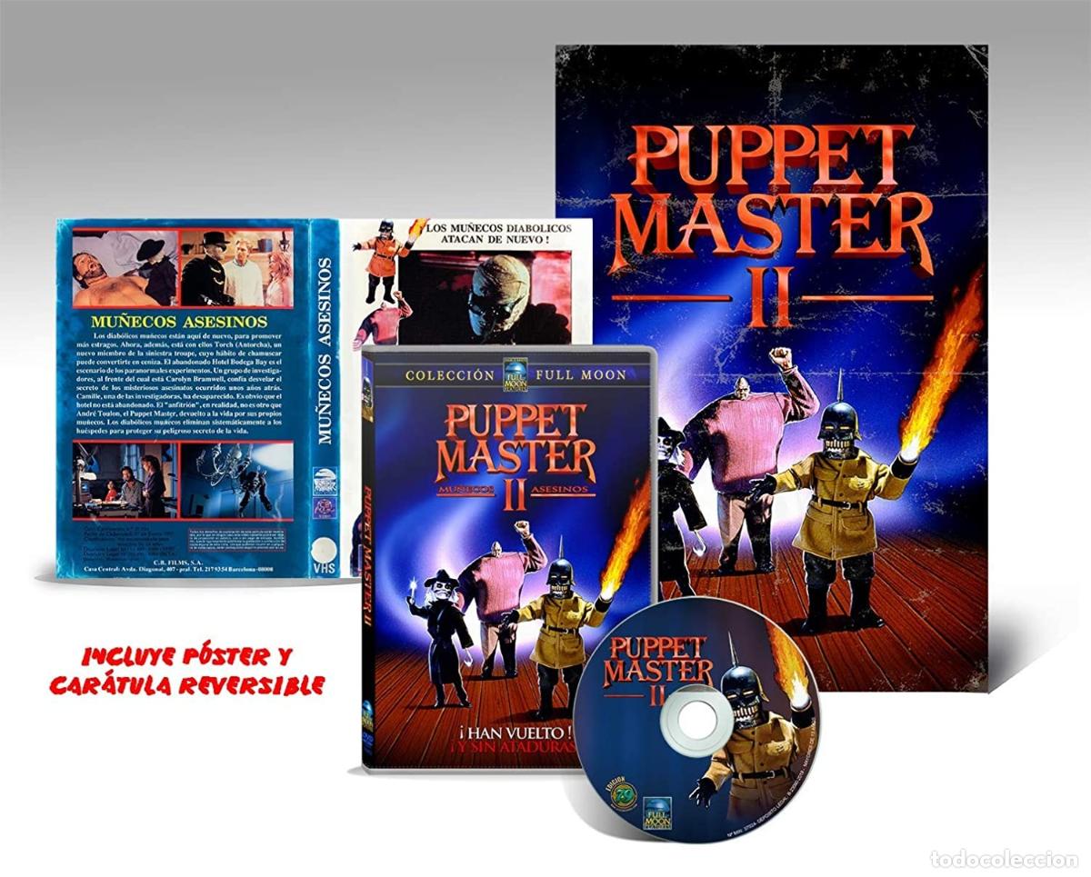 Cinema: Puppet Master 2 DVD 1990 Mu&ntilde;ecos Asesinos His Unholy Creation [DVD]