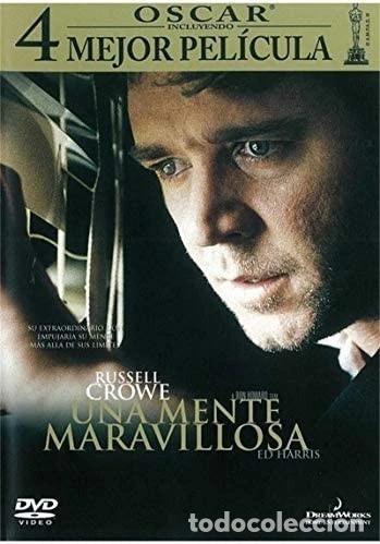 Cinema: Una Mente Maravillosa DVD 2001 A Beautiful Mind