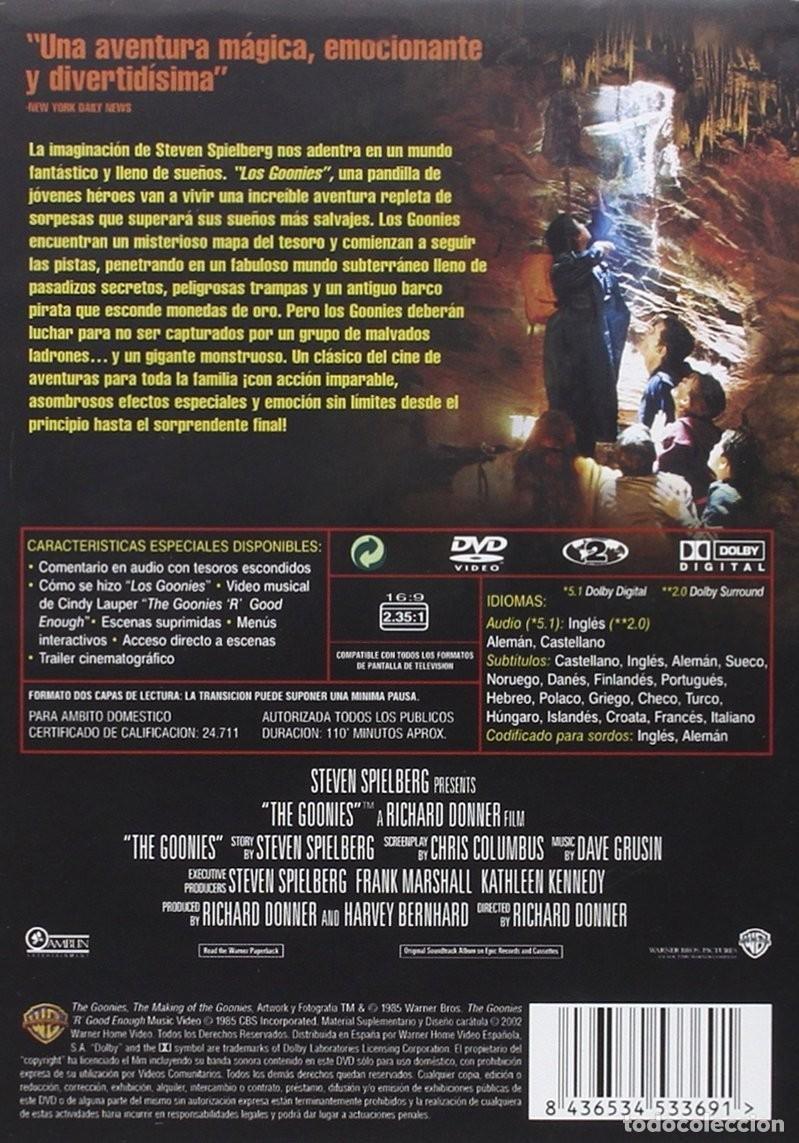 Cine: LOS GOONIES [DVD] - Foto 2