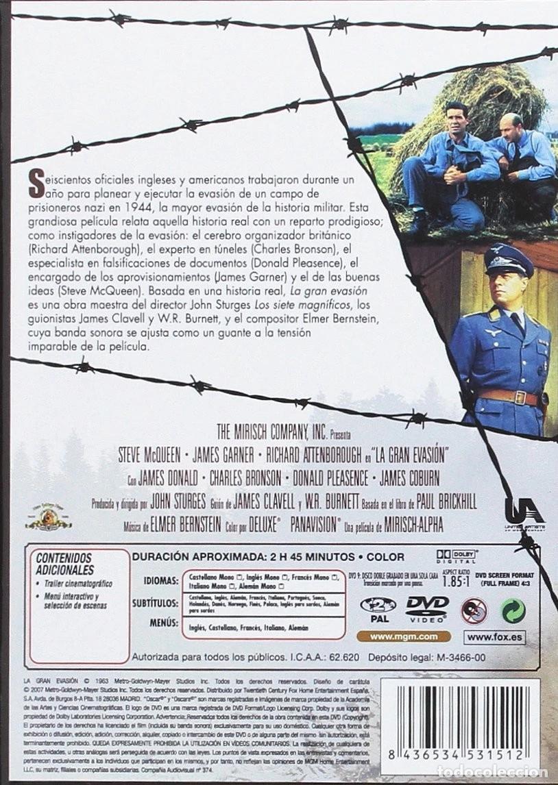 Cine: La gran evasion [DVD] - Foto 2