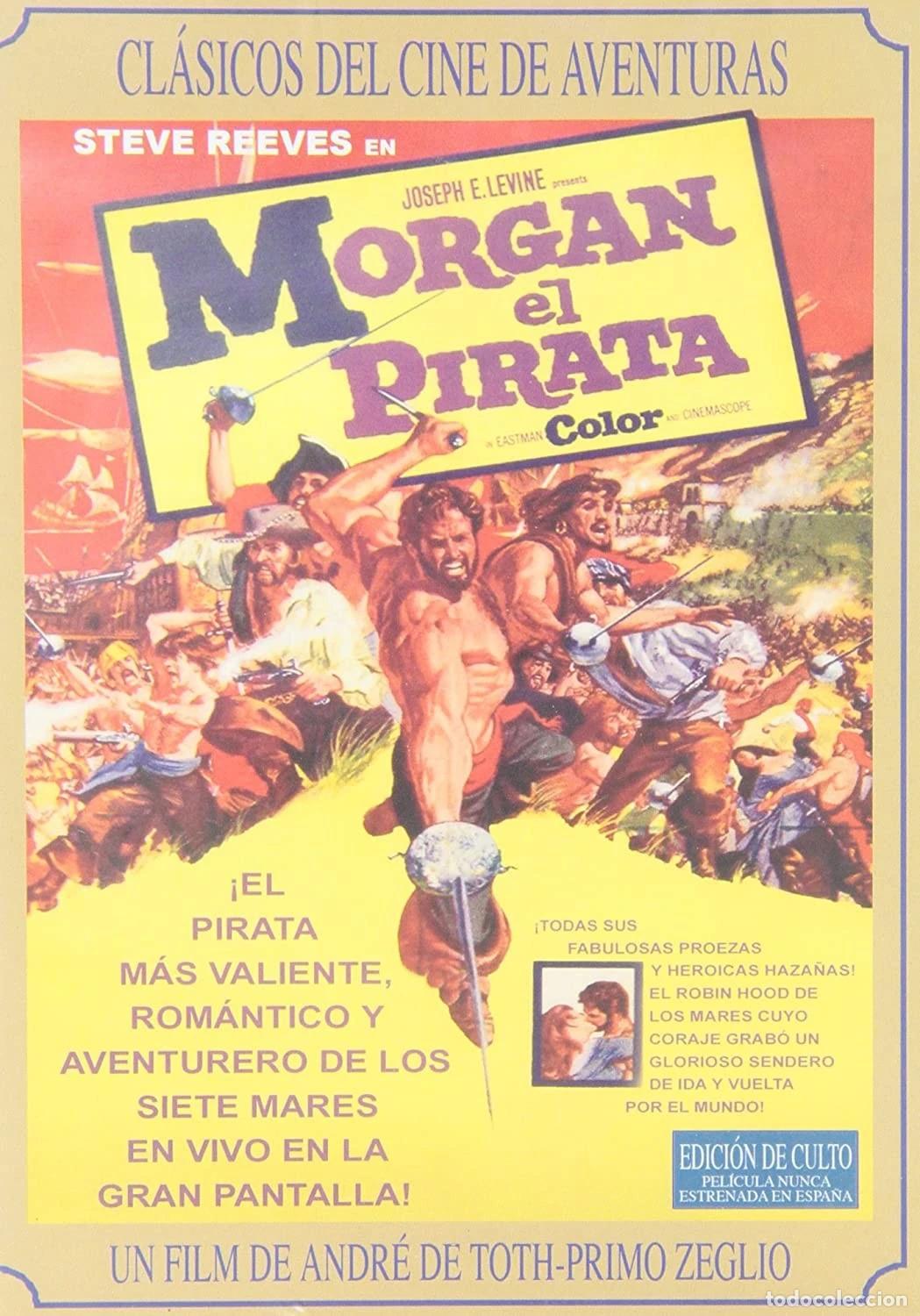 Cine: Morgan el pirata [DVD] - Foto 1