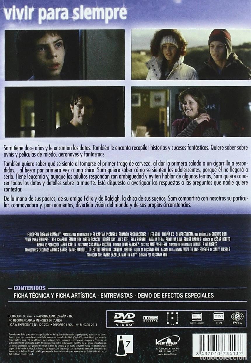 Cinema: Vivir para Siempre [DVD] 2010 Ways to Live Forever