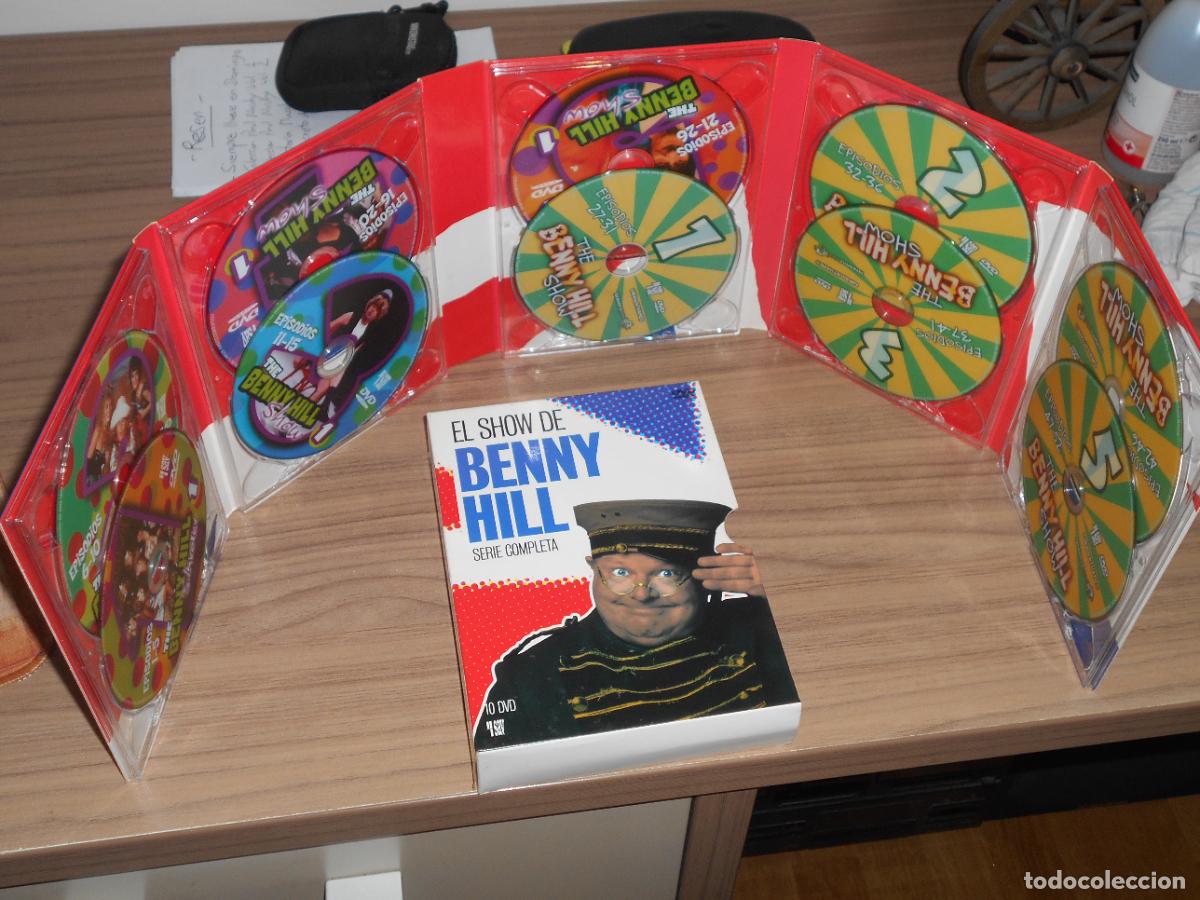 Cine: El Show de BENNY HILL Serie Completa 10 DVD 750 Min. 52 Episodios