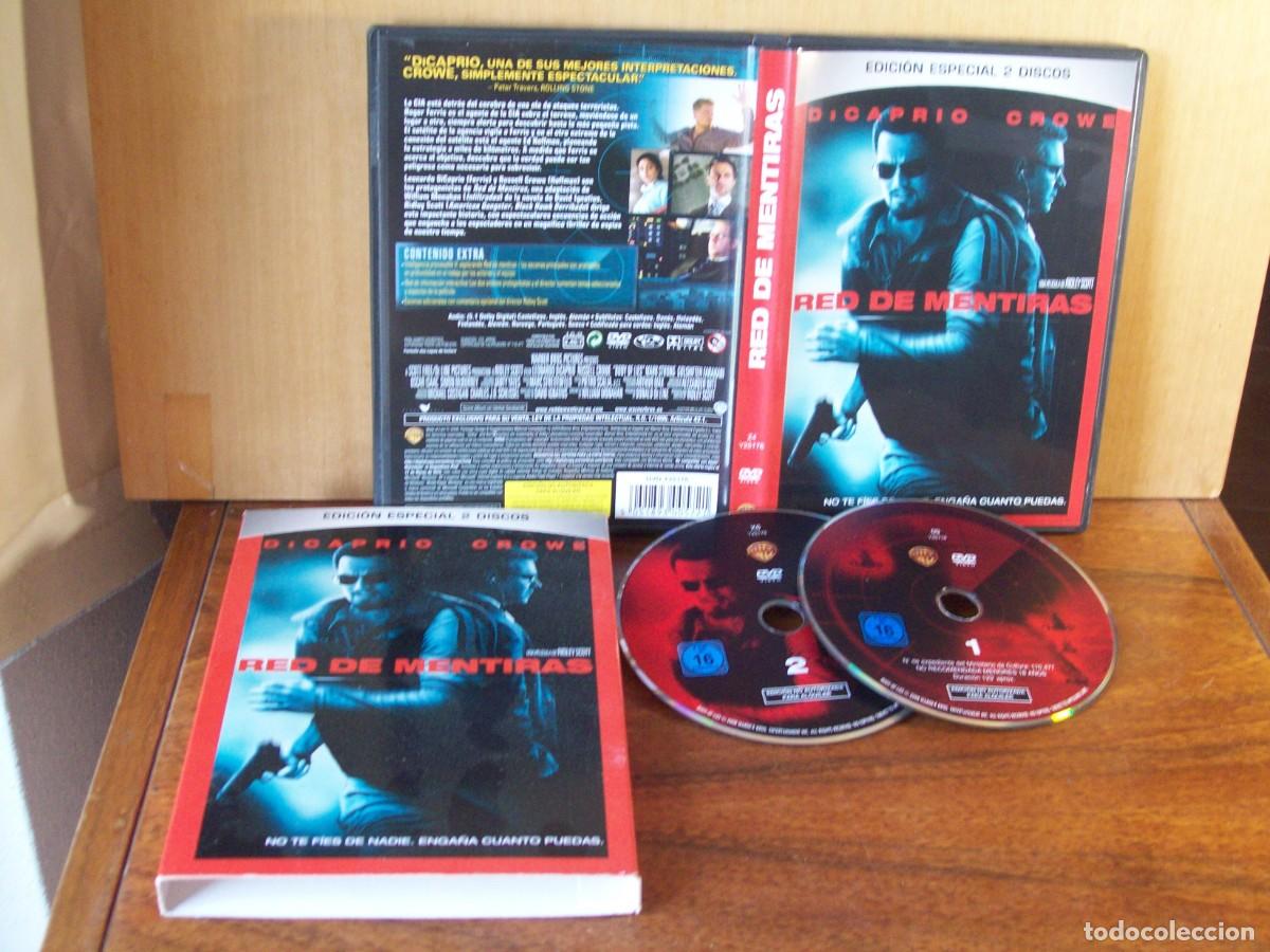 Cine: RED DE MENTIRAS - LEONARDO DICAPRIO -RUSSELL CROWE - DOBLE DVD EDICION ESPECIAL