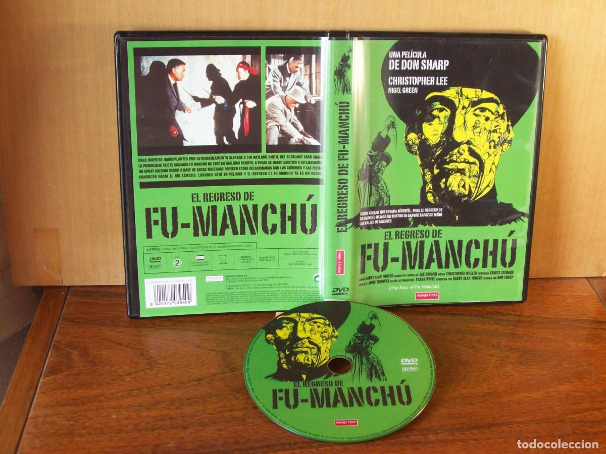 Cine: EL REGRESO DE FU-MANCHU - CHRISOPHER LEE - NIGEL GREEN - DVD